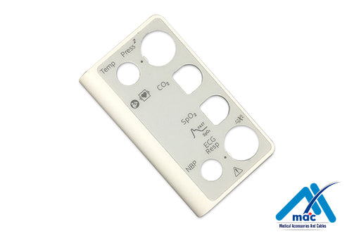 Compatible Front Bezel with Texture Temp/IBP/CO2/SpO2/ECG Resp/NBP Compatible with Philips 867036 MMX Module