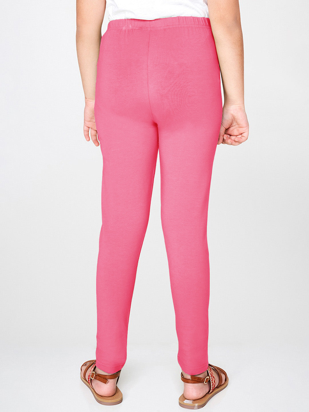 T2 Couture Legging For Girls-Magenta-RT205 - BrandsEgo