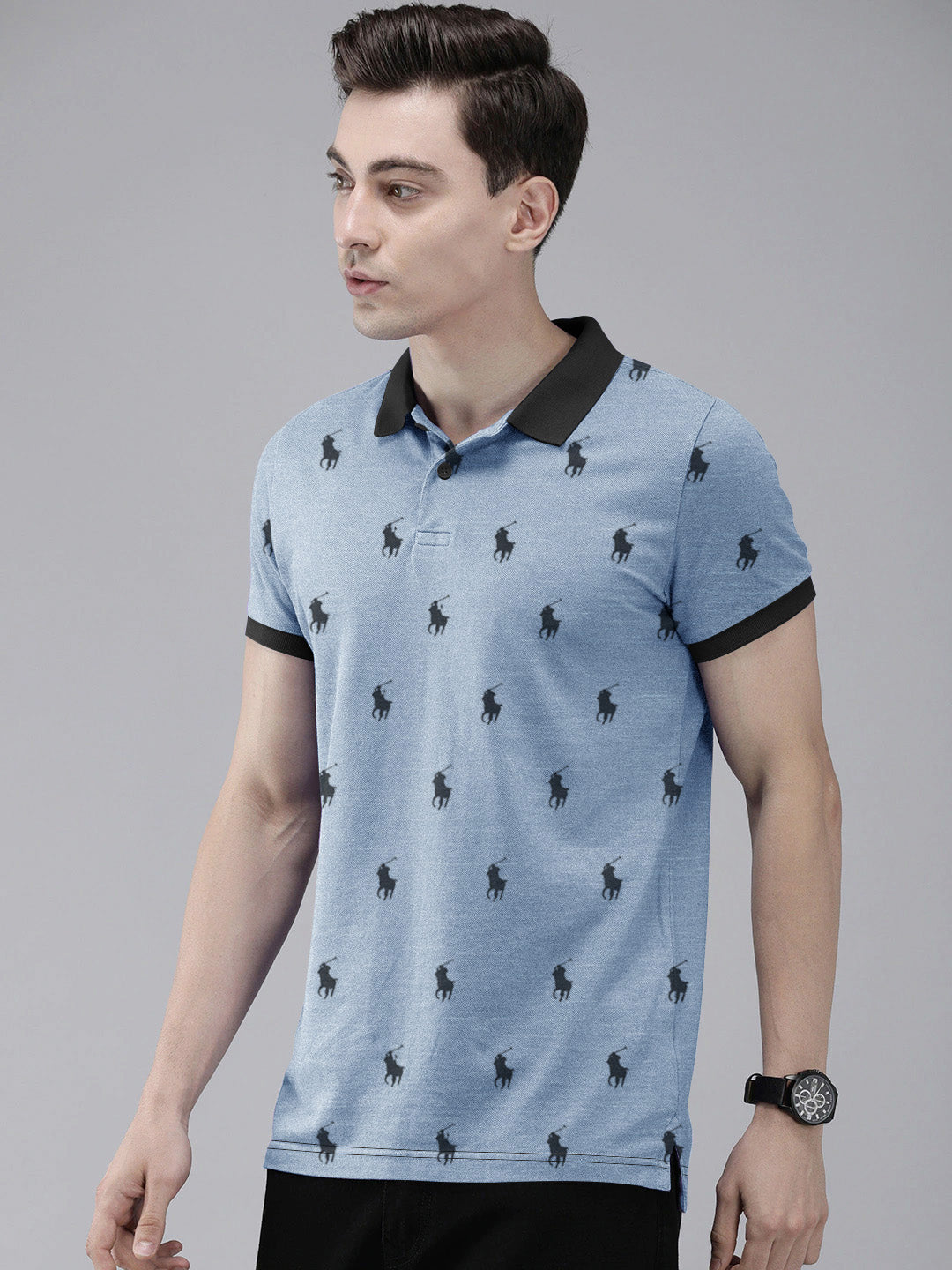 Louis Vuitton Blue Sky Clouds Polo Shirt - Tagotee