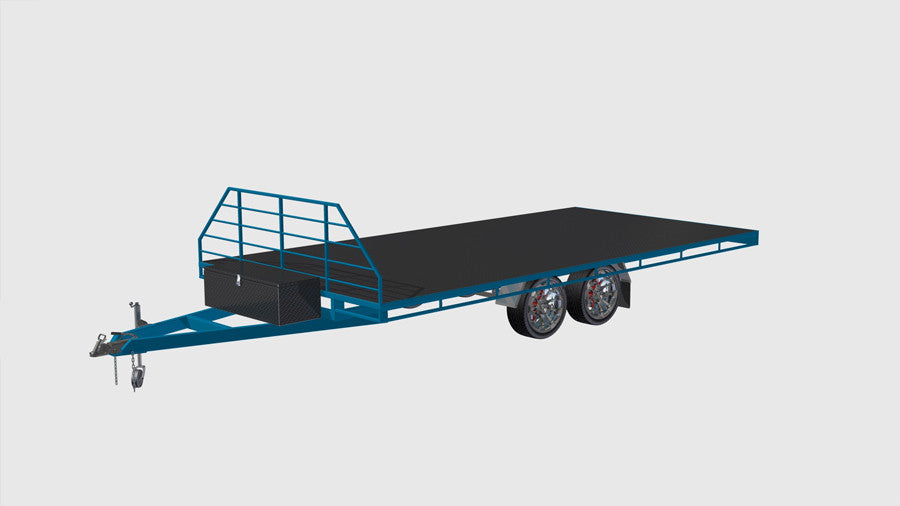 3500kg Flatbed Trailer Plans Build your own Trailer! FabPlans