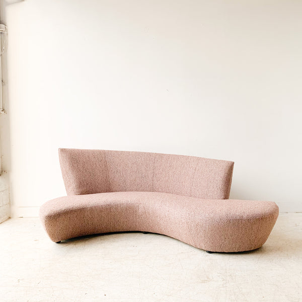 Vladimir Kagan Bilbao Sofa - New Blush/Grey Upholstery – Atomic Furnishing  & Design