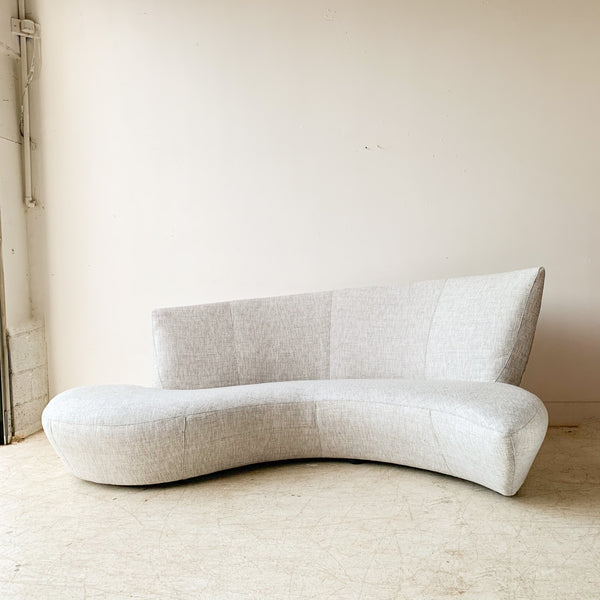 Vladimir Kagan Bilbao Sofa w/ New Light Grey Tweed Upholstery – Atomic  Furnishing & Design