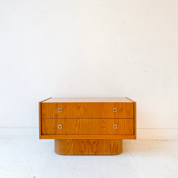 Mid Century Modern Low 2 Drawer Dresser Atomic Furnishing & Design