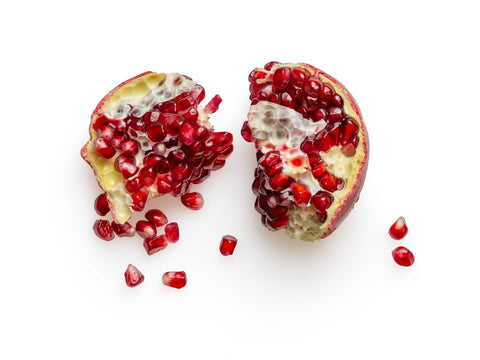 beautiful red pomegranate seeds