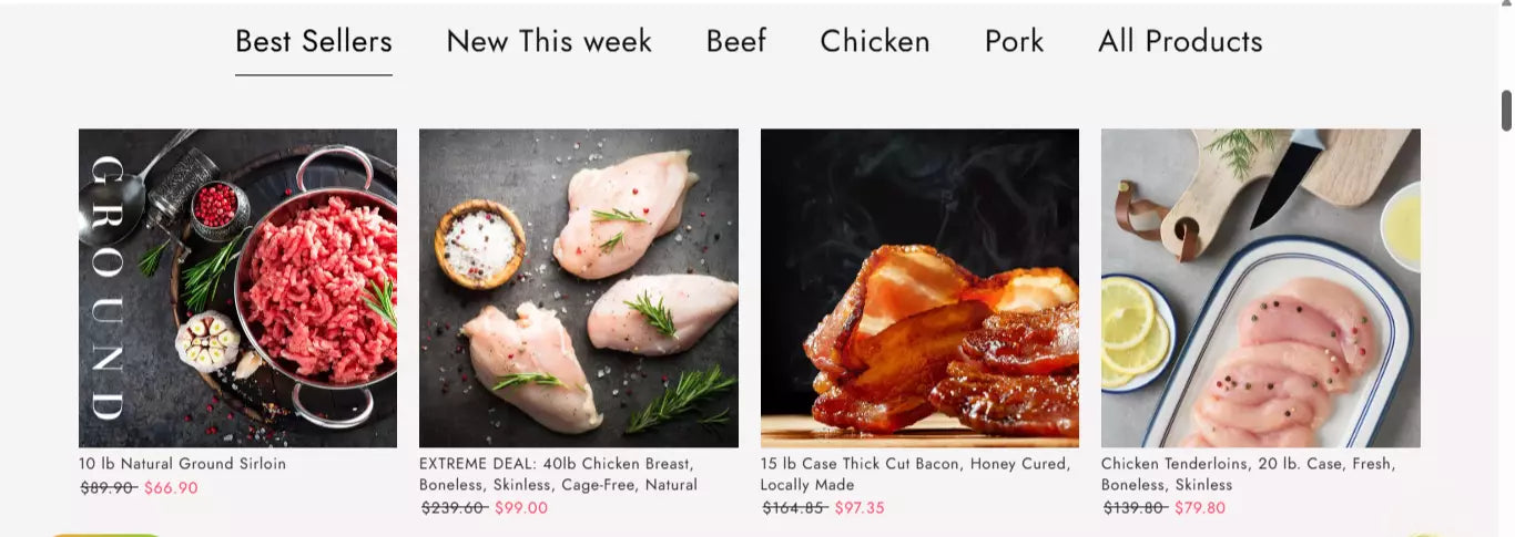 Food and Meat Co-op website