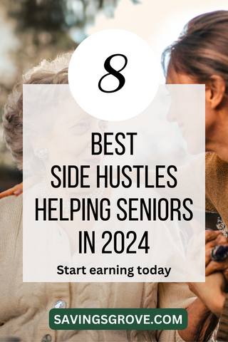 Best Side Hustles Helping Senior - Pin