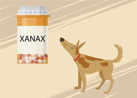 can i give my dog xanax and trazodone