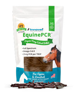 EQUINE PCR - HEMP PELLETS FOR HORSES | Innovet Pet Products
