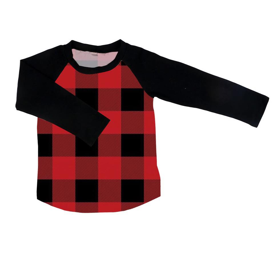 buffalo plaid raglan shirt