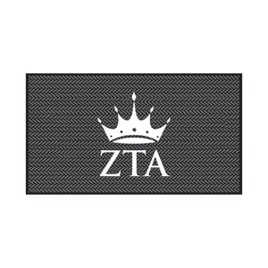 Zeta Tau Alpha Scraper Mat- Spirit - Greek-Rugs.com