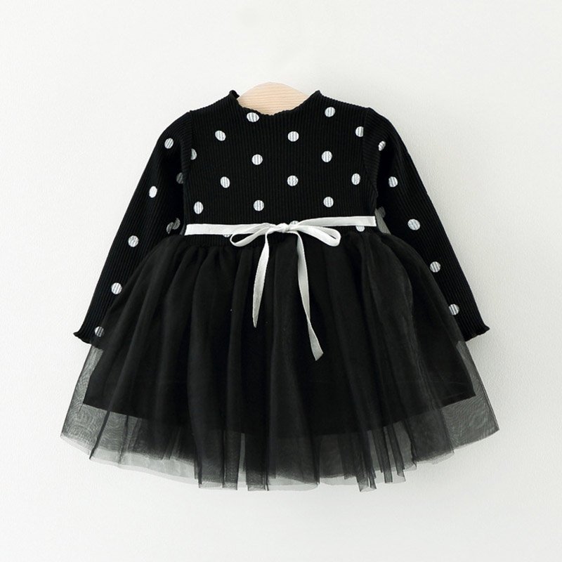 Polka dots dress material