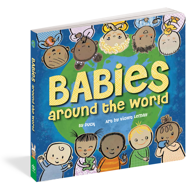 Around baby. Baby World. World was Baby. Adventure around the World book for children in English.