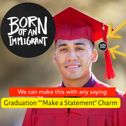 Grad charms for graduation cap