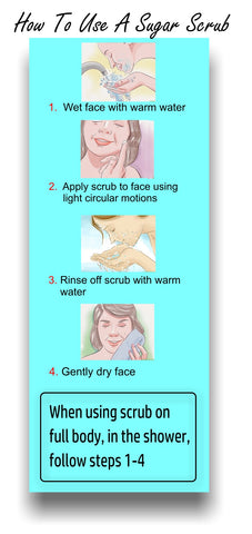 How to use a sugar scrub