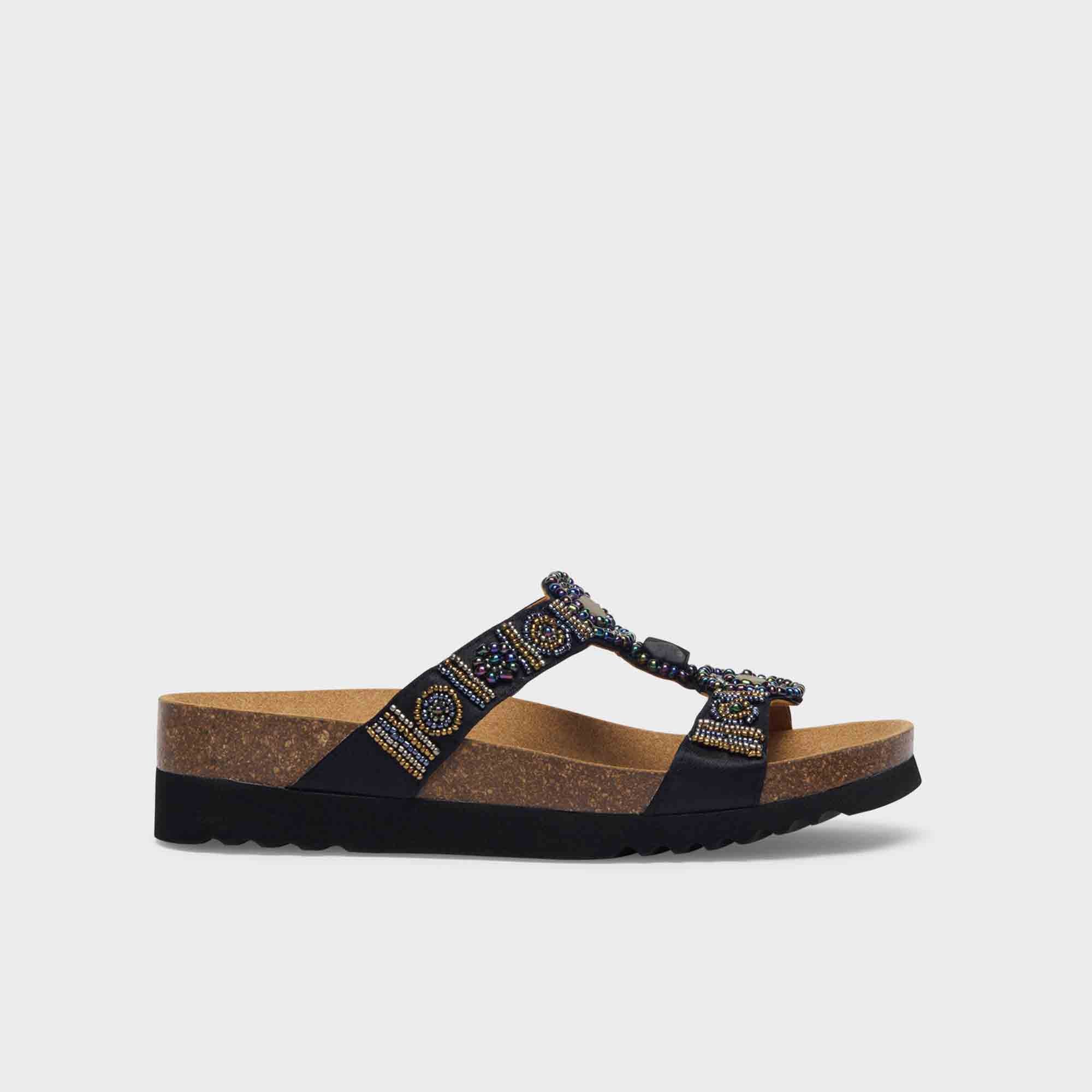 SCHOLL New Bogota'' sandali con perline black/multi 36