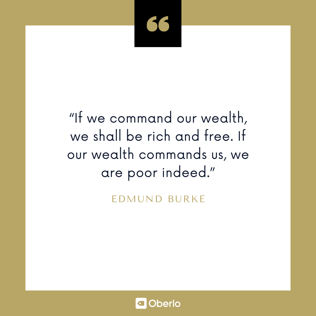 Financial Security Quote: Edmund Burke