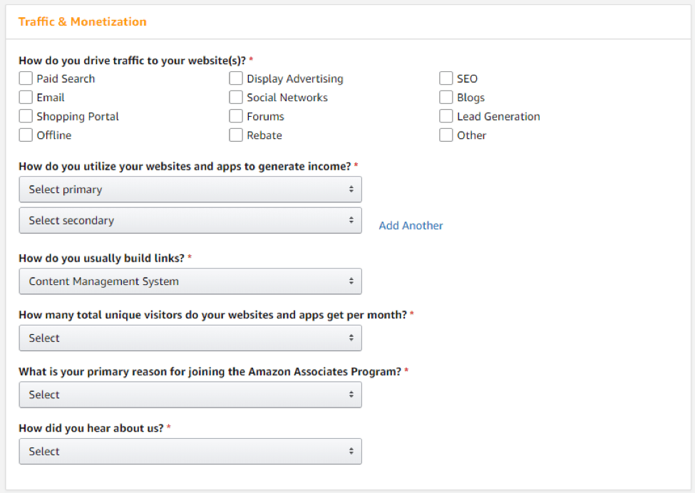 amazon affiliates