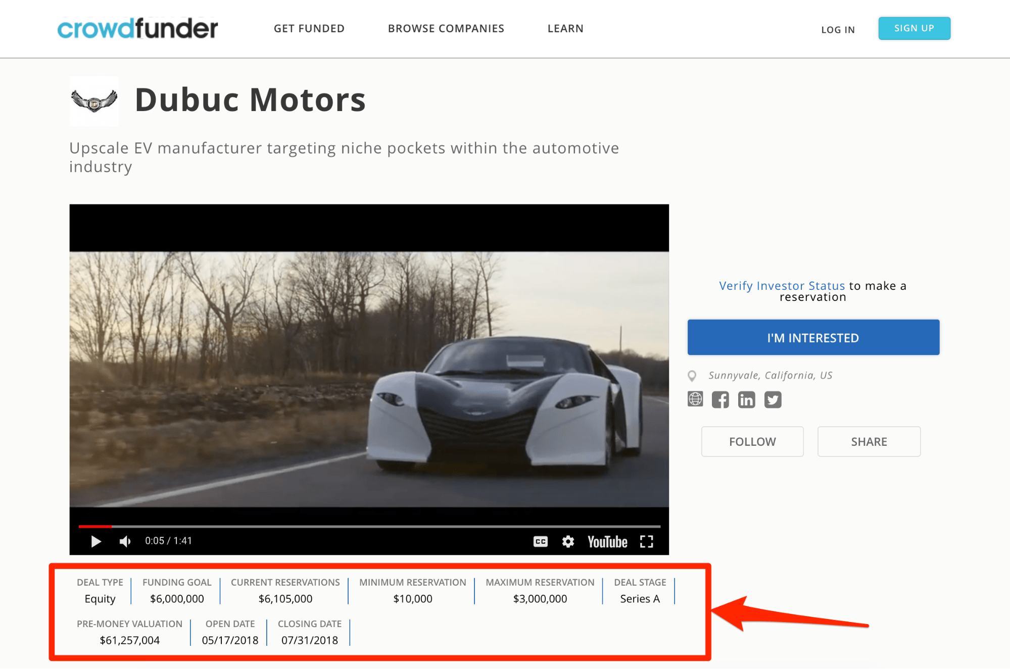 Dubuc Motors Crowdfunding Campaign