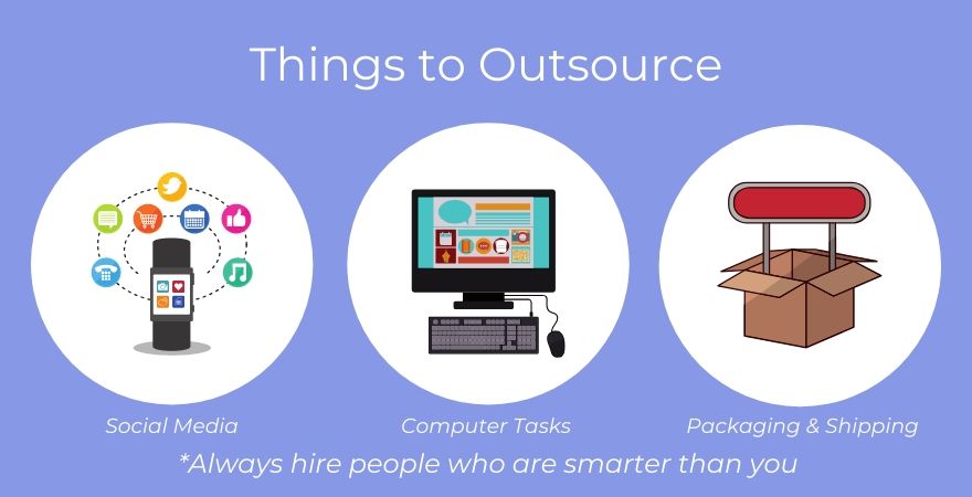 outsource tasks to escape the rat race