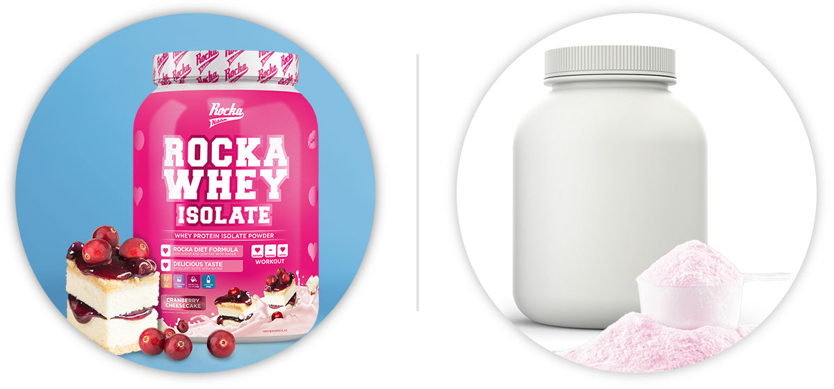 Rocka Whey Isolate Proteinpulver im Vergleich