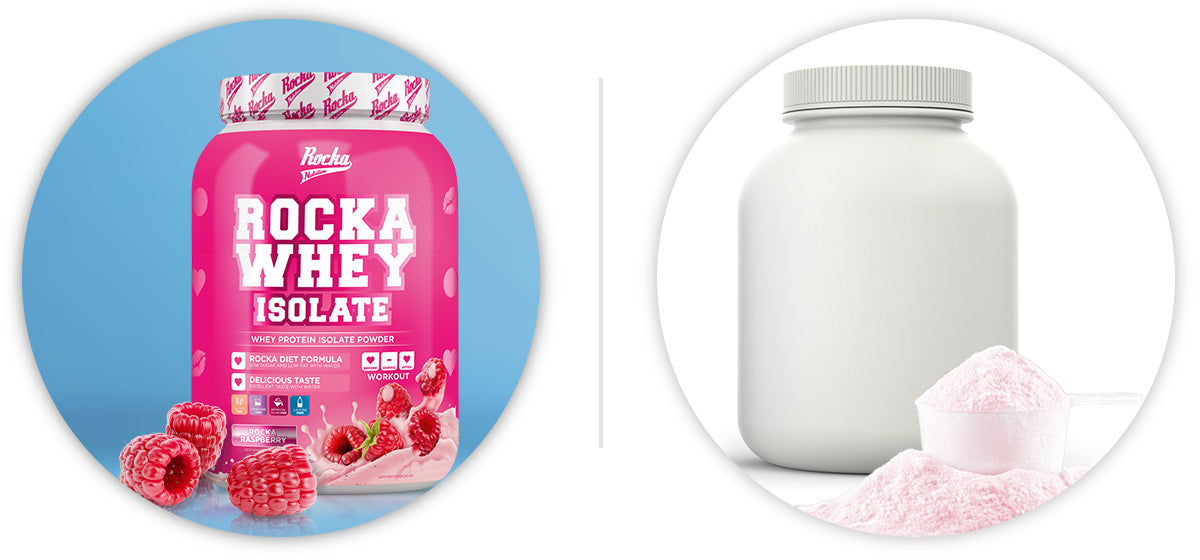 Rocka Whey Isolate Proteinpulver im Vergleich