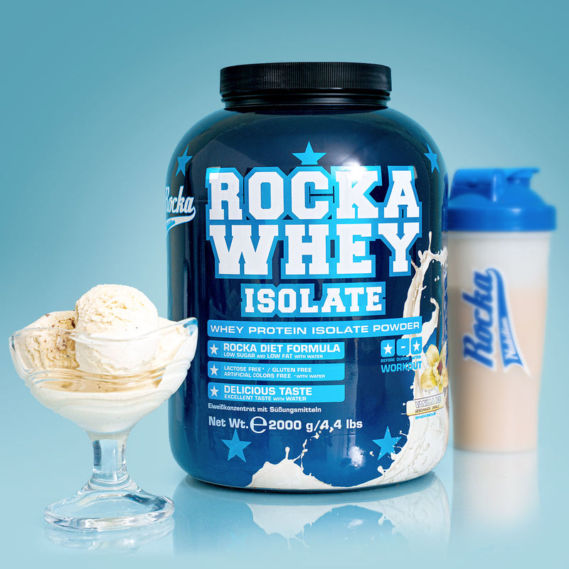 Rocka Whey Isolate Vanilla Ice 2kg jetzt online kaufen! – Rocka Nutrition