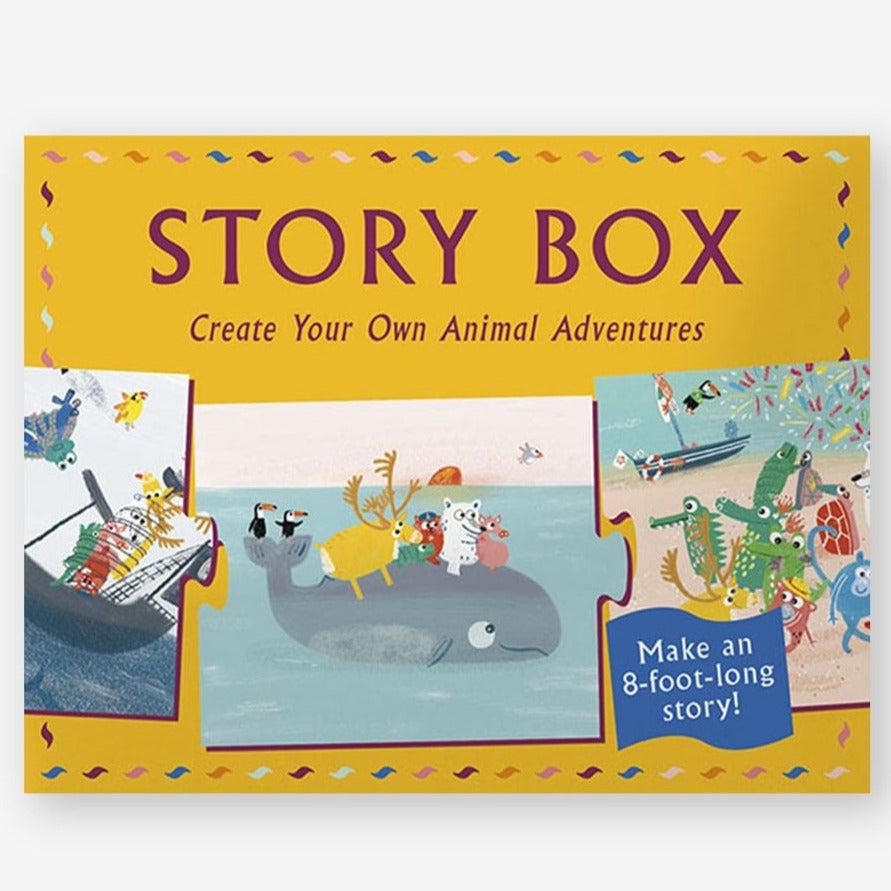 Box stories. Story Box. Adventure story book.