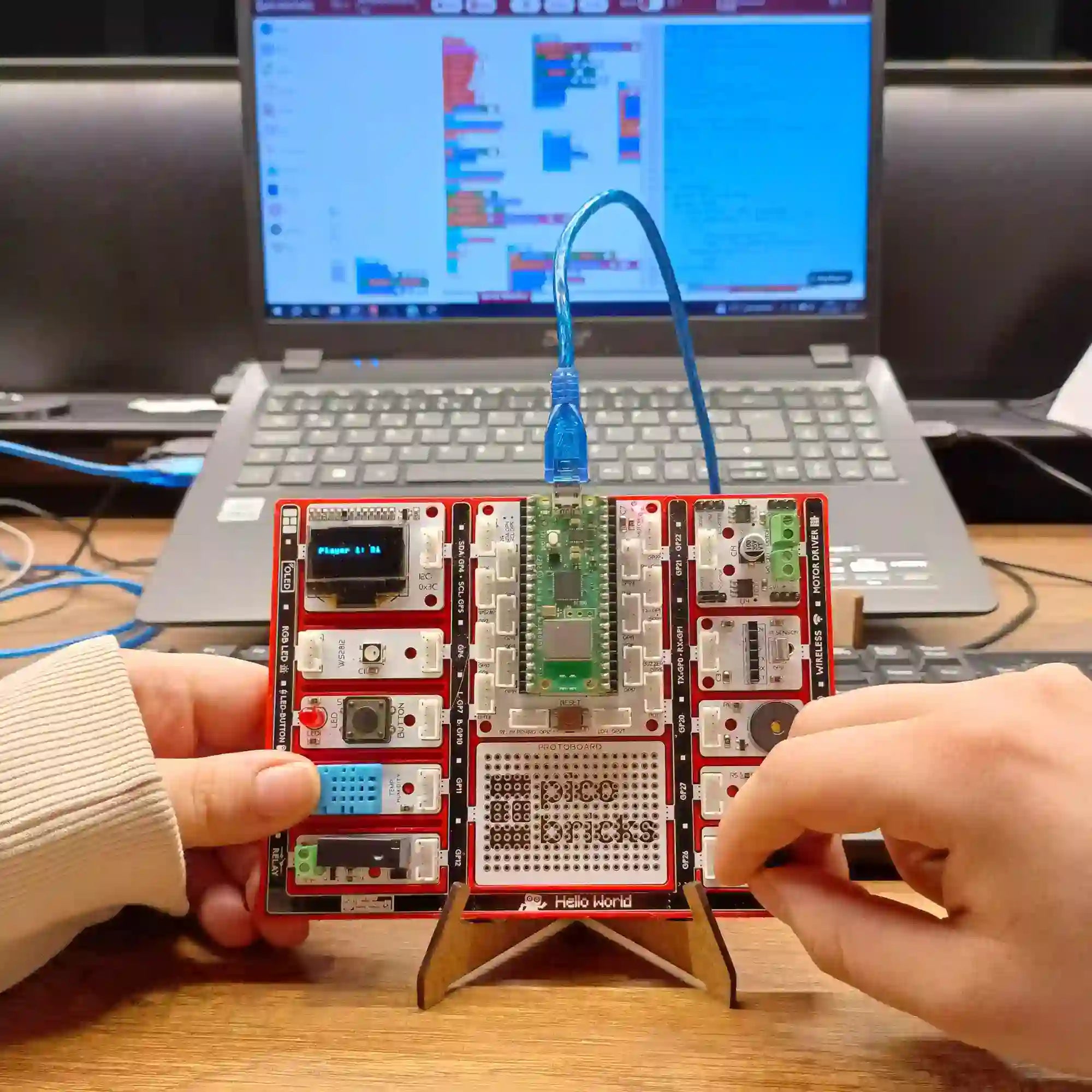 Two Player Thermometer Game Picobricks