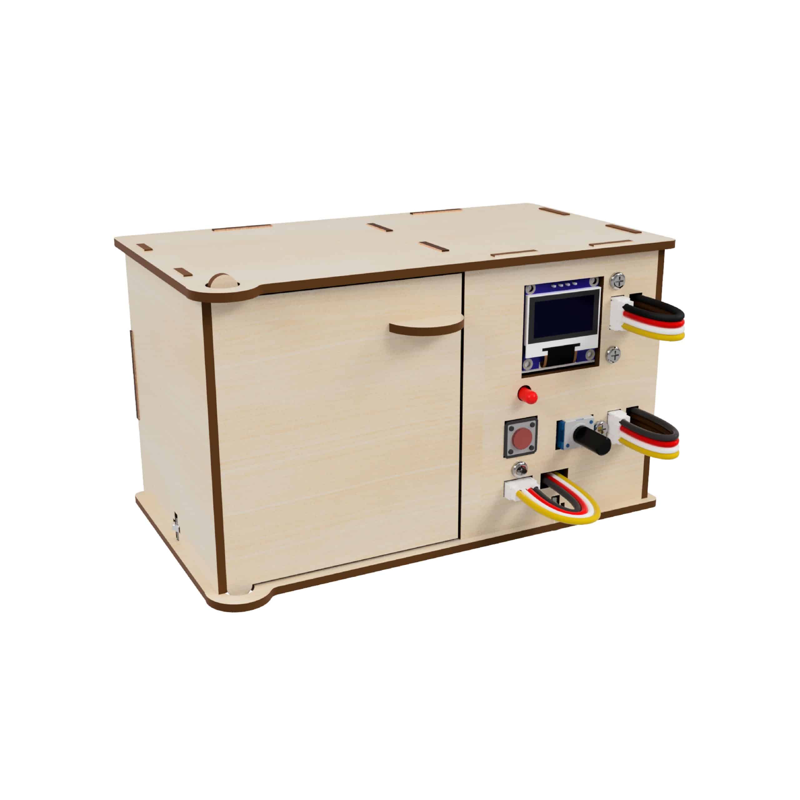 SafeBox Project- Explore Wooden Design with Modern Encryption PicoBricks STEM Add On
