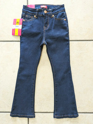 Girls Denim Flare Pant(Dark Blue Color) - Two Sisters and a Pocketbook 