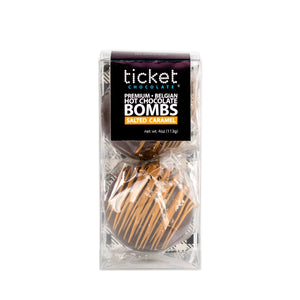 Hot Chocolate Bomb 2-pack, Hot Cocoa - Salted Caramel - Two Sisters and a Pocketbook 