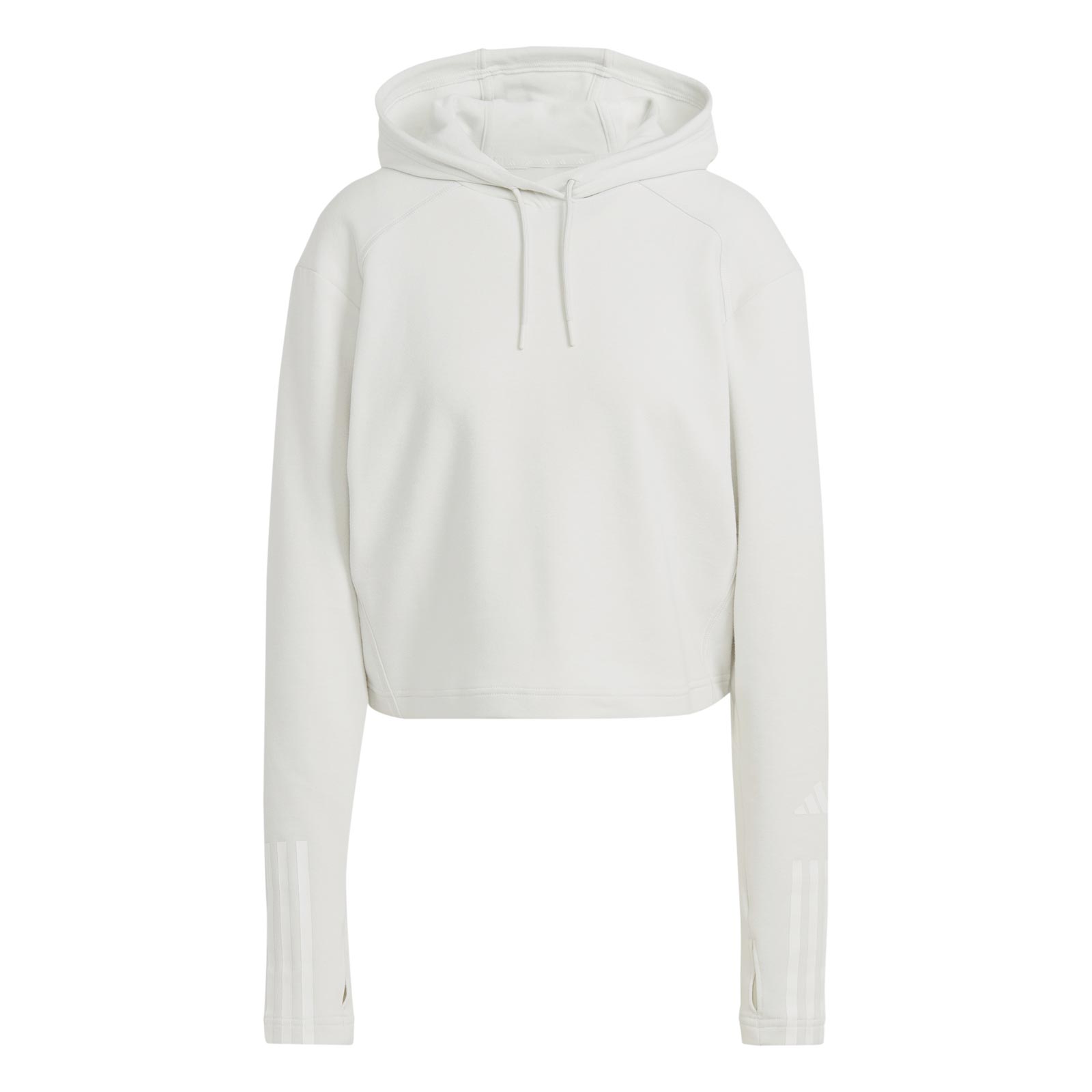 adidas Train Essentials Womens Cotton 3-Stripes Hoodie