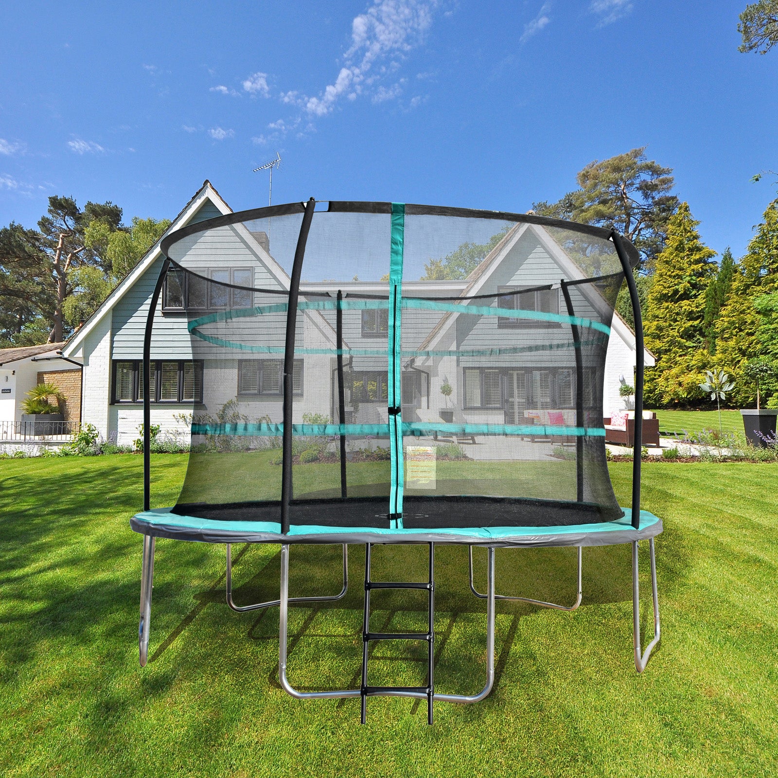 12ft Trampoline Black