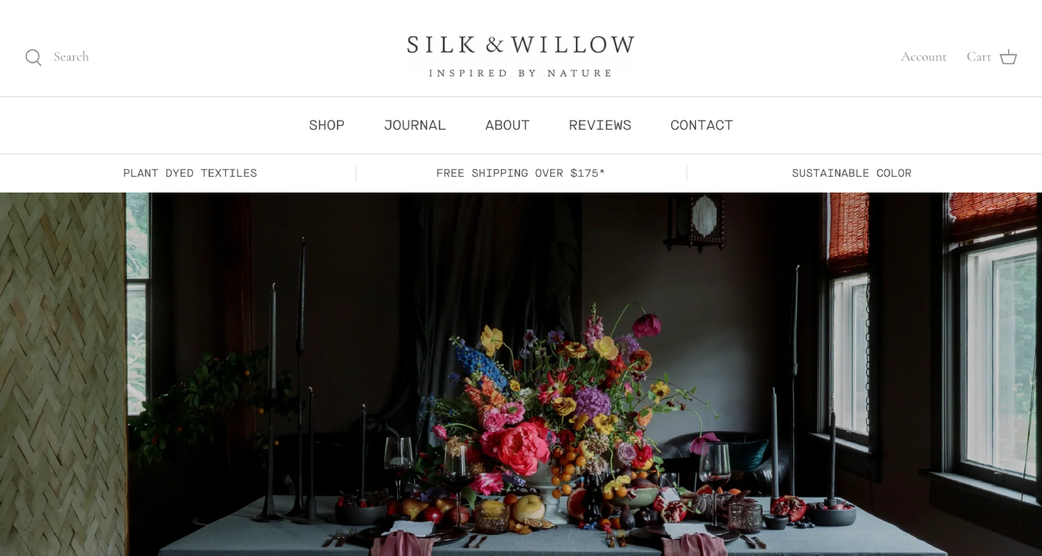 Silk and Willow - Shopify