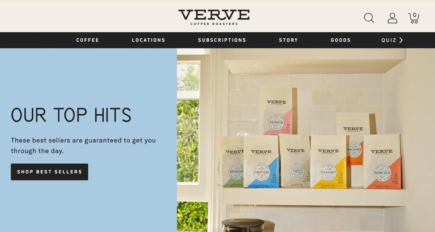 Verve Coffee Roasters - Shopify