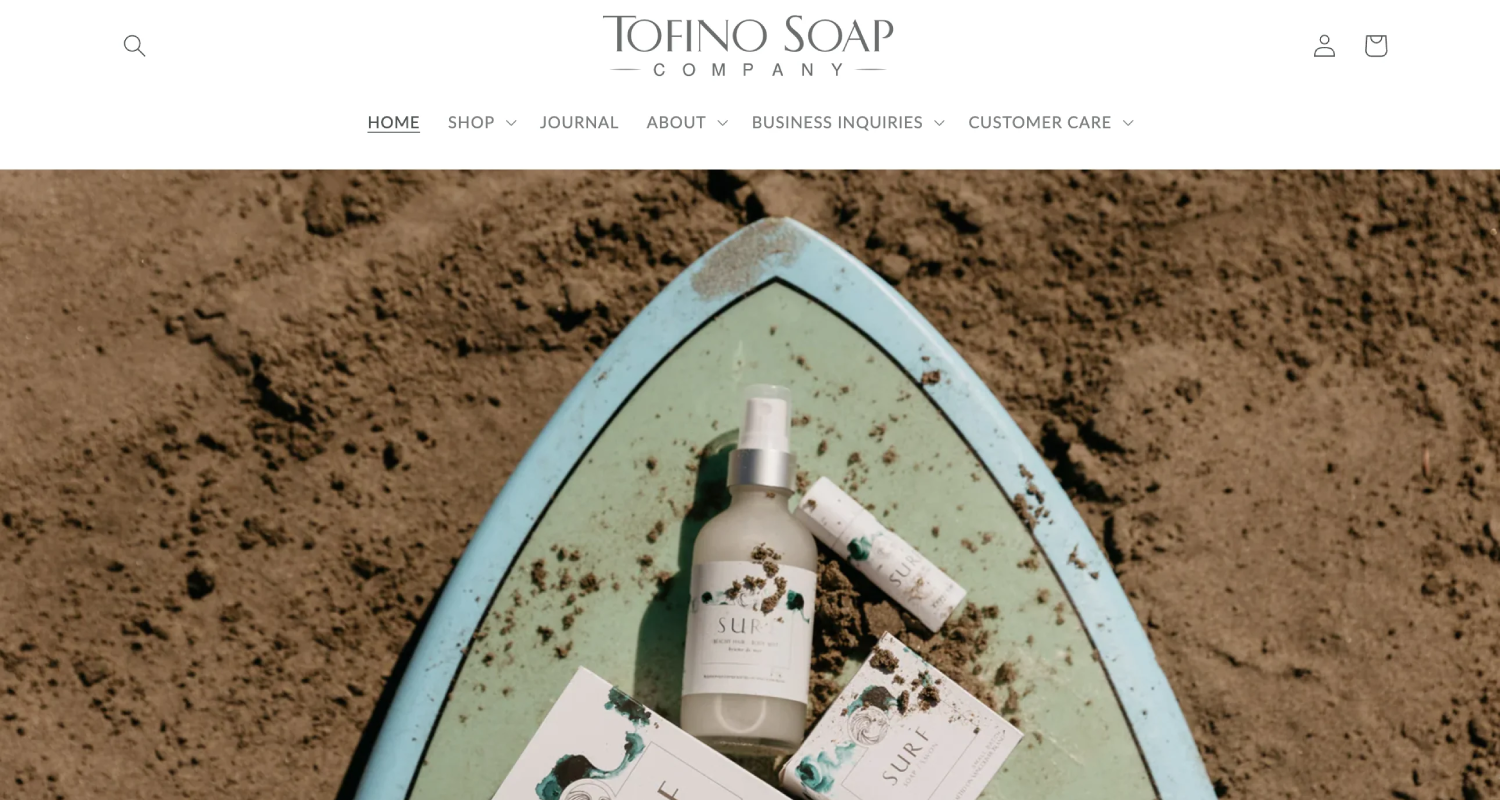 Tofino Soap Company - Shopify