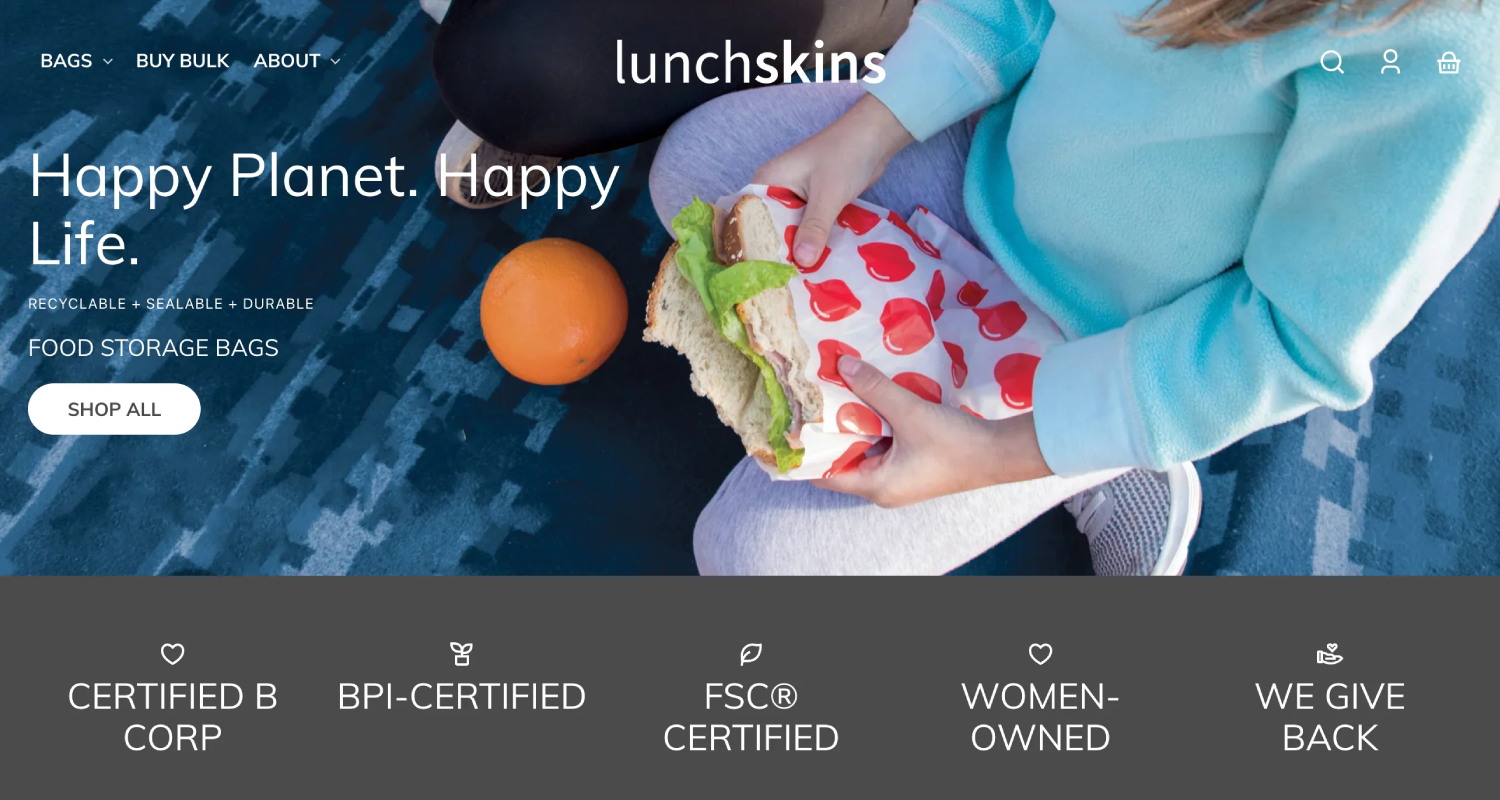 Lunchskins - Shopify