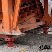 Ellis Manufacturing Co. Bridge Jack under high load - BJ-6
