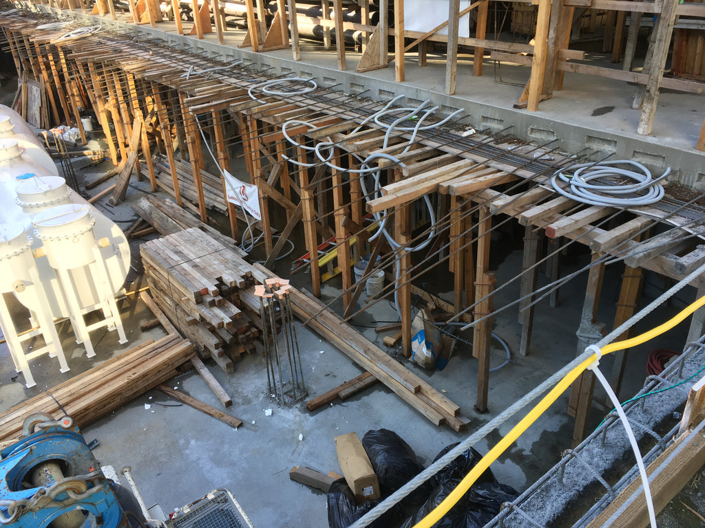 Ellis MFG Shoring System Under Concrete Slab Multi Story Building