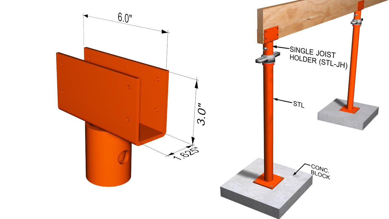 Ellis  Light Duty Joist Holder for Light Duty Steel Shores