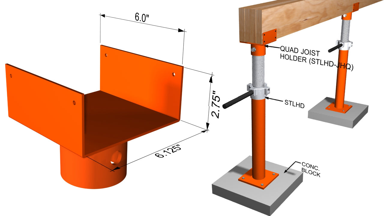 Ellis MFG Quadruple Joist Holder 