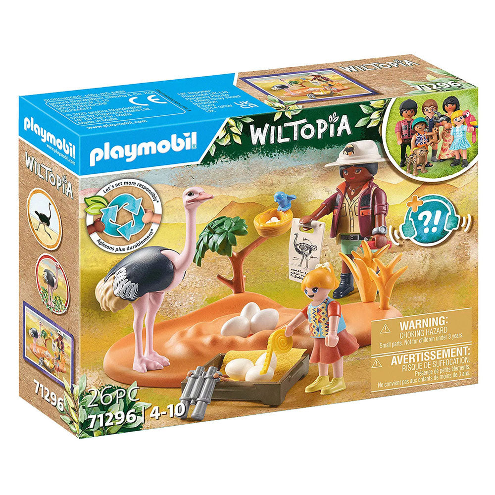Playmobil Wiltopia Op Bezoek bij Papa Struisvogel 71296