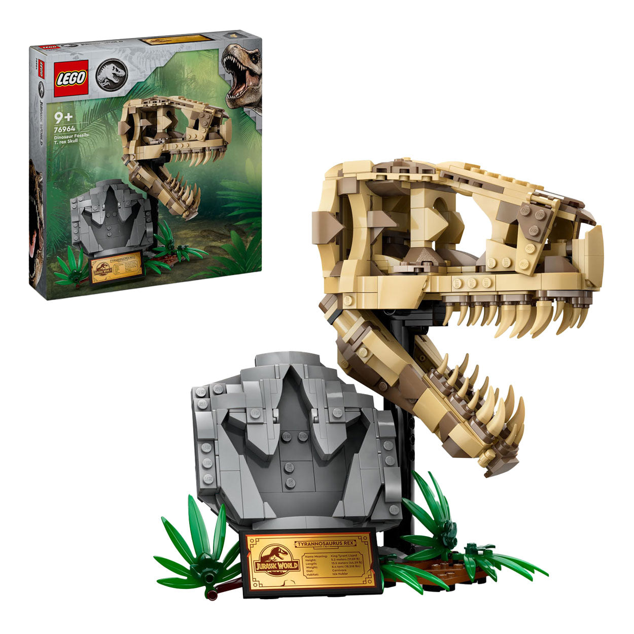 Lego LEGO Jurassic World 76964 Dinosaurusfossielen: T-Rex Schedel