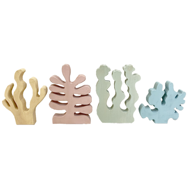 Papoose Toys Papoose Toys Pastel Wood Grasses/4pc