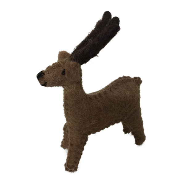 Papoose Toys Papoose Toys Small Felt Reindeer/6