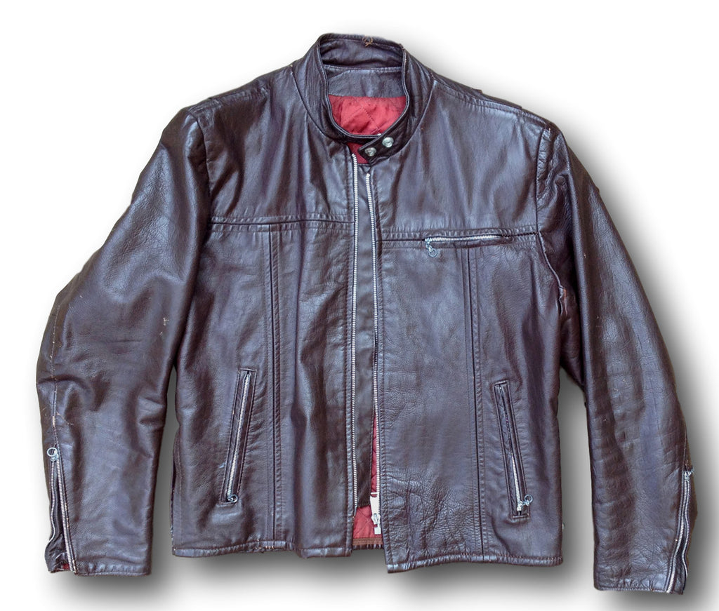 Brimaco Men's Leather Vintage Cafe Racer Jacket – DEIZEN Sportswear, USA