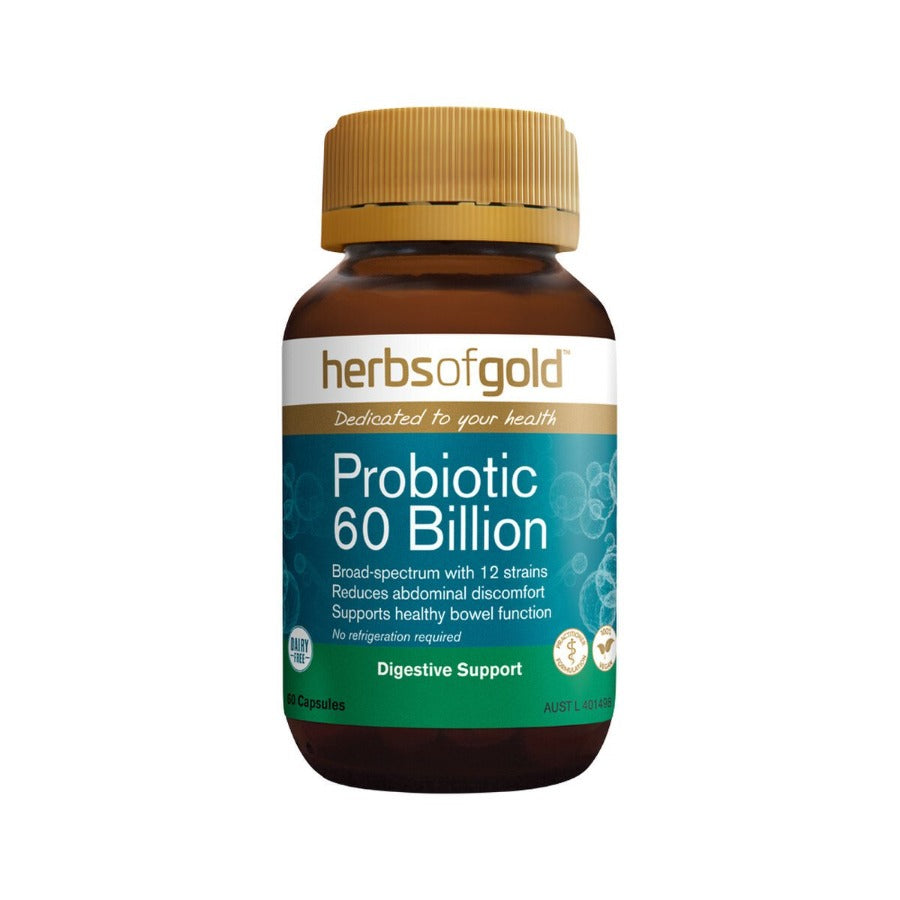 Herbs of Gold Probiotic 60 Billion 60c - In 2 Health product image