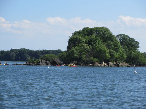 Source: NOAA Fisheries. Summer kayakers enjoying the water quality provided in part by shellfish in Greenwich, Connecticut.