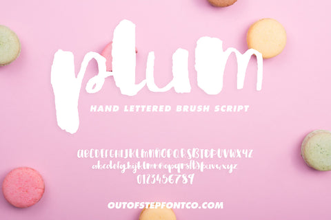 Pum Brush Script by Out of Step Font Company