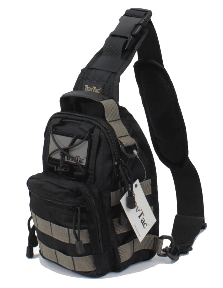 TravTac Stage II Sling Bag, Premium Small EDC Tactical Sling Pack 900D – TravTac Gear